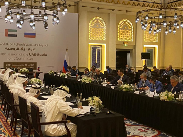 Trade turnover between Russia and the UAE has been a 10-fold increase for the 10 years